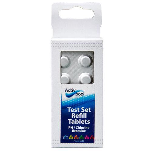 activpool test set refill tablets. pooltech aps dk