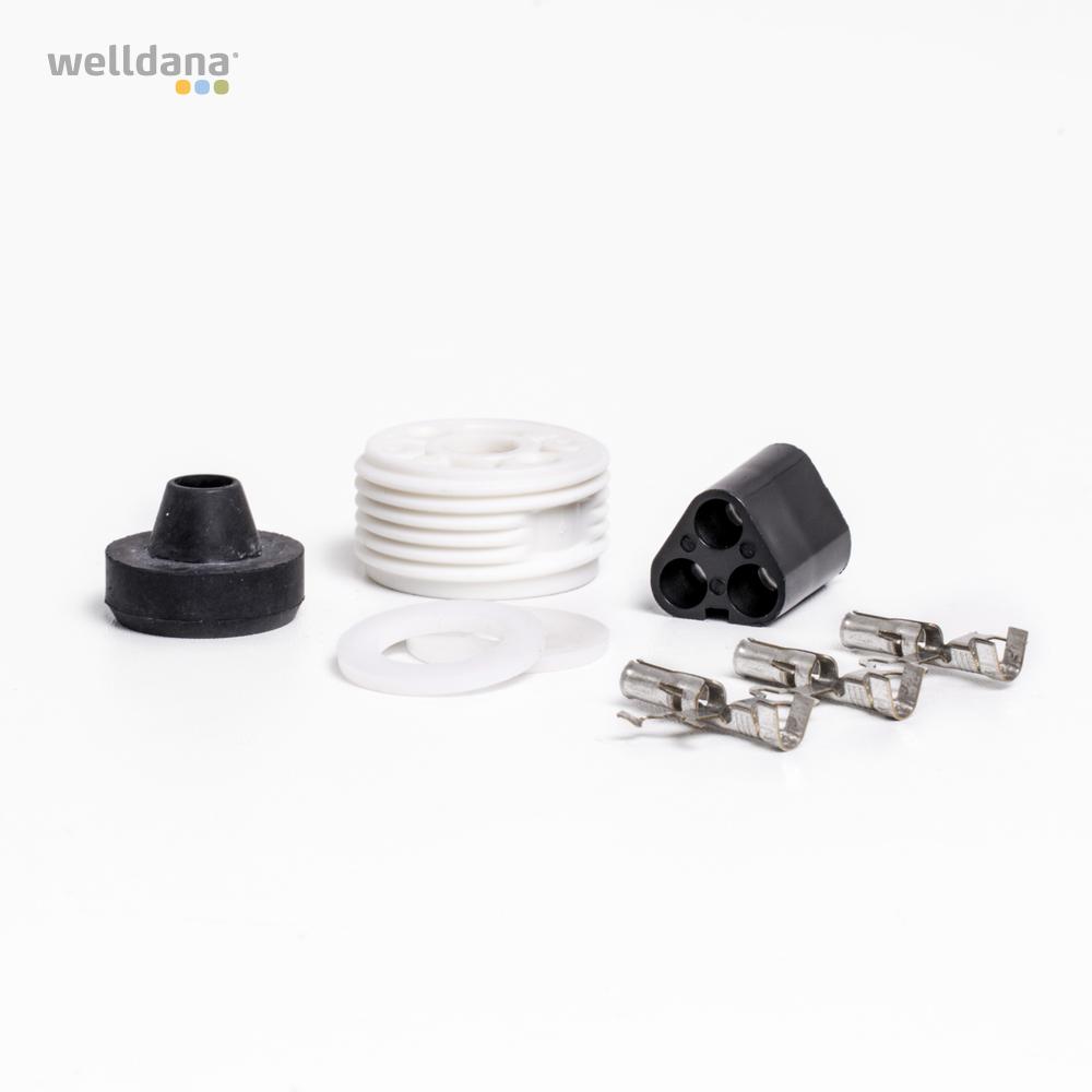 39 330217 welldana0 indstobningsdele connector 3 pins dc 22