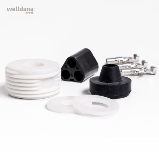 39 330217 welldana1 indstobningsdele connector 3 pins dc 22