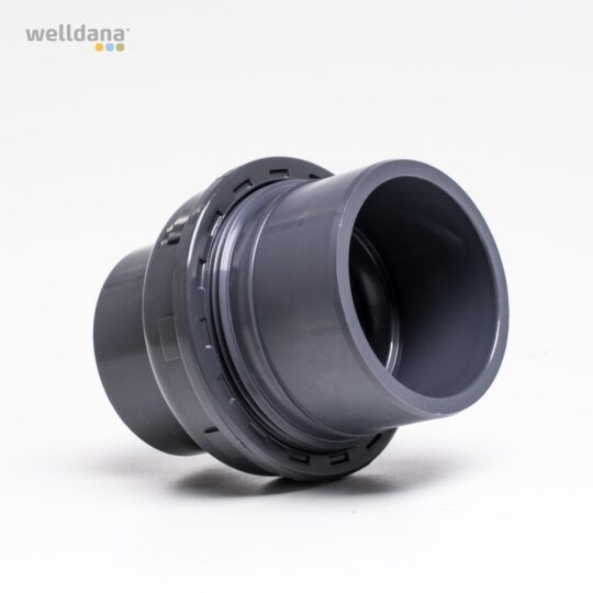 41 170234 welldana 0  pool udstyr union conical x 50mm t rtl filter dn40 grey