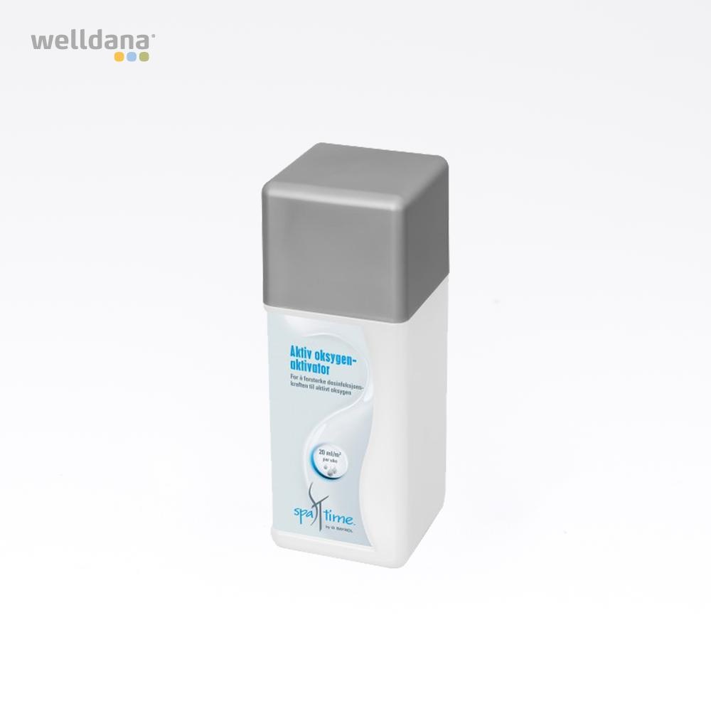 4641600 welldana 0  vandbehandling spa produkter aktivator 1 liter spa time svensknorsk version