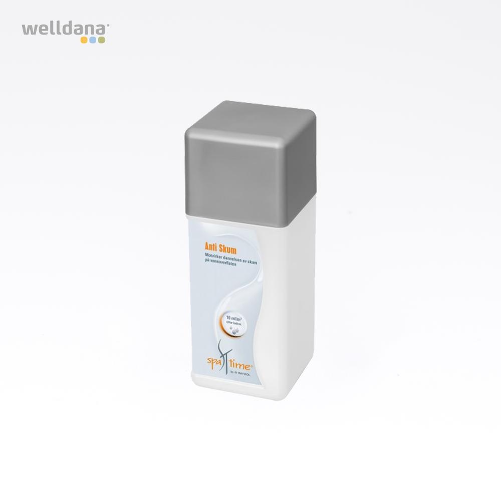 4645200 welldana 0  vandbehandling spa produkter antiskum 1 liter spa time svensknorsk version