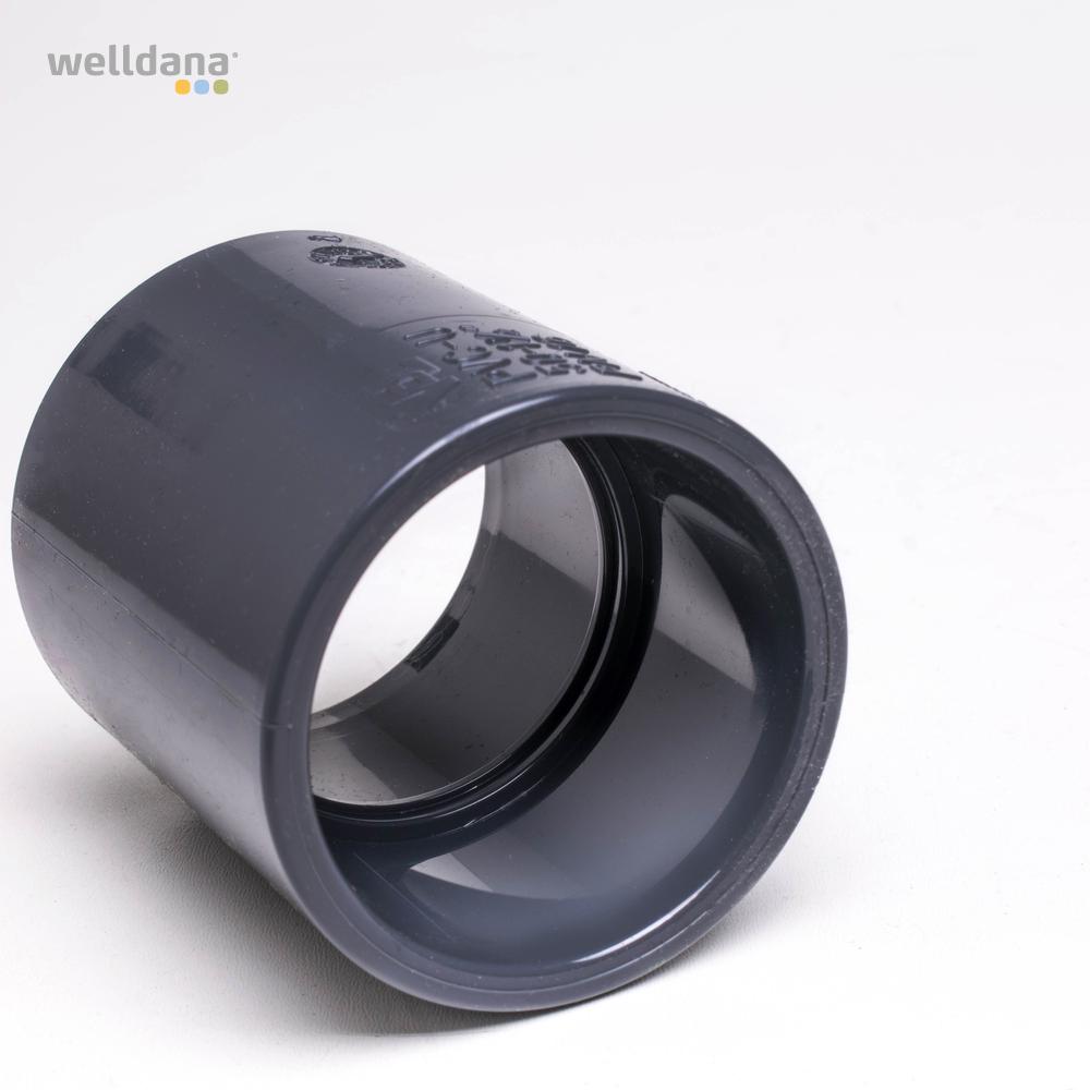 13 435048 welldana 1  pvc muffe 50 x 48mm us