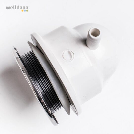 69 993510 welldana 2 1 5 floor drain black ss comfortana pro ii