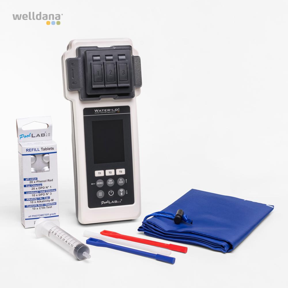 35 206007 welldana 0 poollab 2 0 elektronisk tester til pool og spa