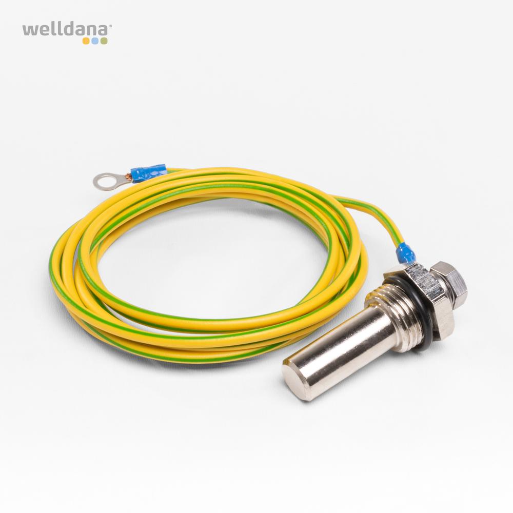 39 297018 welldana 1 jordingskabel til klx anlaeg 2 meter kabel m holder