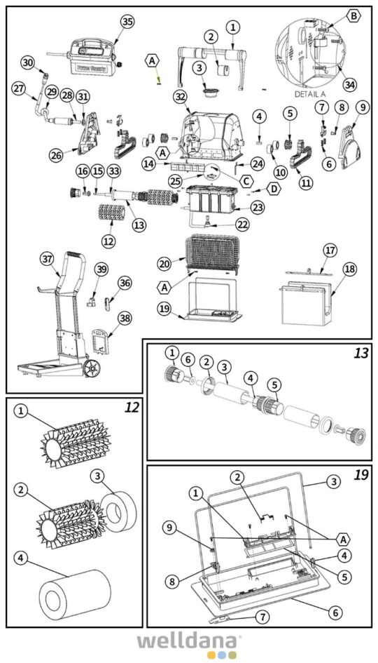 spare parts dynamic pro x2 33 001004 1